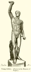 Junger Athlet (Statue im Museum von Neapel)