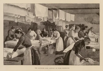 Heilsarmee Wäscherei in Stoke Newington