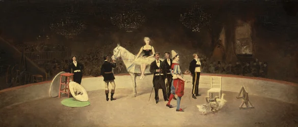 Zirkusszene, ca. 1890