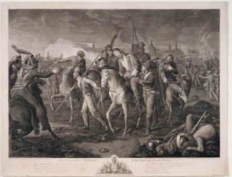 Tod von General Aleksey Melissino am 26. August 1813