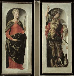 St. Apollonia und St. Michael, ca. 1473