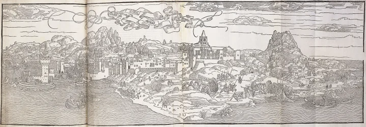 Ein Panoramablick auf Candia