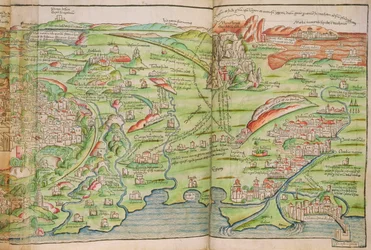 Karte der Stadt Jerusalem, aus 