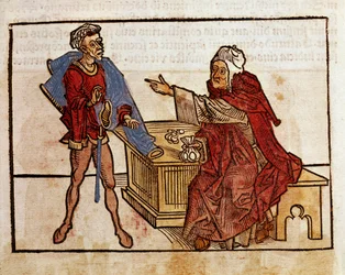 Transaktion zwischen einem Juden und einem Wucherer