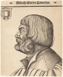 Albrecht Dürer im Alter von sechsundfünfzig Jahren