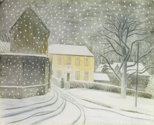 Halstead Road im Schnee