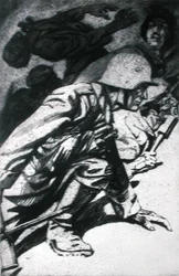Der Sturm, Illustration aus einem Druckfolio veröffentlicht in Leipzig