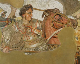 Alexander der Große zu Pferd, aus dem Alexander