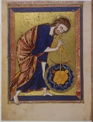 Codex 2554, Folio I verso, Vollseite: Miniatur, um 1225-1250