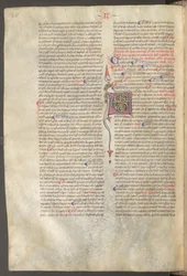 Ganzseitig: Text und Initiale 