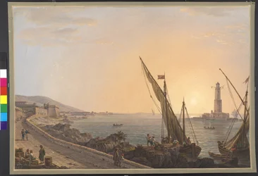 Hafen mit Leuchtturm