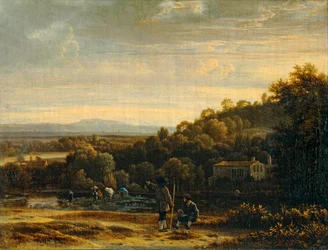 Paysage au gué