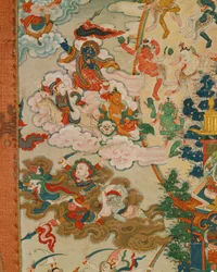 Thangka Zangdog Pelri - Guru Rinpoche auf dem Kupferberg