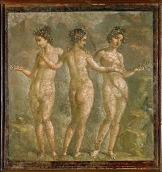 Die drei Grazien, Euphrosyne, Thalia und Aglaia