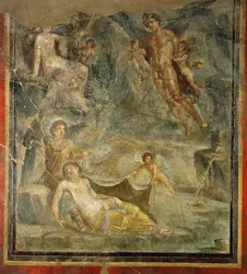 Zephyr und Chlory, Nahaufnahme
