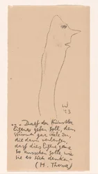 Karikaturale Figur