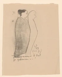 Zwei stehende Figuren (Idealisten II und weitere Anmerkungen)