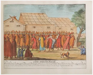 Bestrafung mit einem großen Knüppel