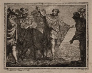 Knud der Große und seine Höflinge