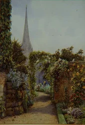Ein Garten in Salisbury