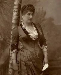 Mrs. John Wood, britische Schauspielerin und Theaterleiterin, 1888