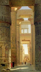 Der Tempel von Karnak, Die Große Hypostylhalle, 1890