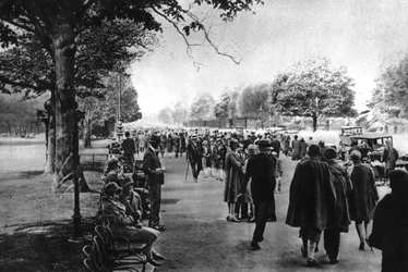 Avenue Foch von der Etoile zum Bois de Boulogne, Paris