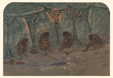 Prähistorische Szene, 1871