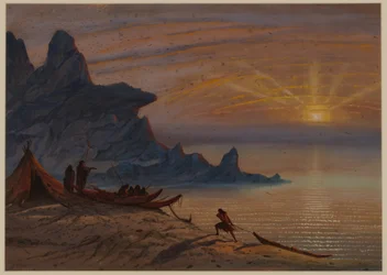 Sonnenuntergang, 1871