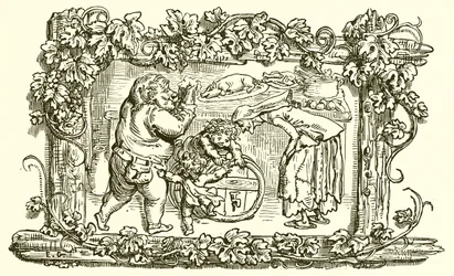 Die alte Frau und das leere Fass