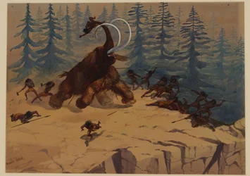 Wollmammut, 1871