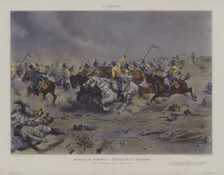 Schlacht von Marengo - Angriff der 12. Husaren