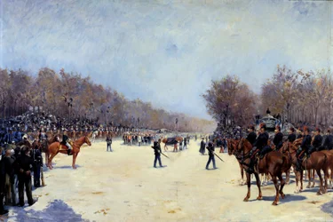 Das Begräbnis des französischen Präsidenten Mac Mahon 22.10.1893