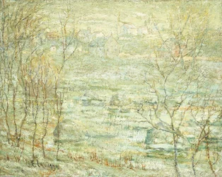 Frühlingslandschaft, Harlem River