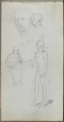 Skizzenbuch, Seite 12: Mehrere Figuren