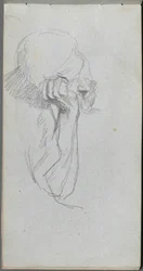 Skizzenbuch, Seite 16: Melancholische Figur