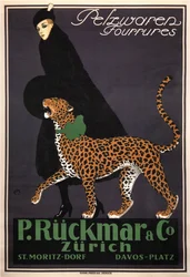 Pelzwaren P. Rückmar & Co, um 1910