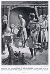 Der Tod von Heinrich II., 1189 n. Chr., 1920er Jahre