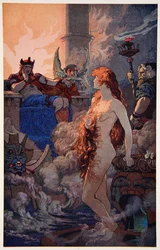 Ishtar in der Unterwelt, 1915