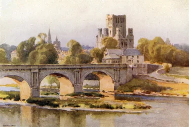Kelso: Der Fluss Tweed und die Abteiruinen
