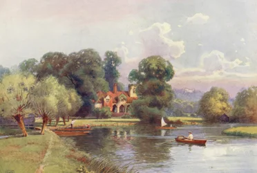 Fluss Themse: Medmenham Abbey