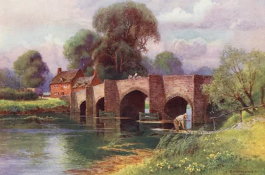 Fluss Themse: Newbridge