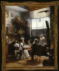 E. Hirschler-Kunwald, Im Atelier