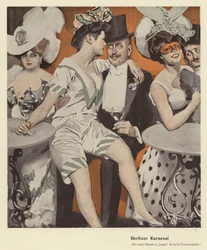 Berliner Karneval (Farblithographie)