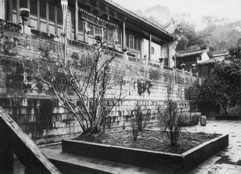 Fuchou, Ku shan, Yung tsuan sze, Fukien, Gebetshalle im Kloster der Rauschenden Quelle auf dem Trommelberg bei Fuchou