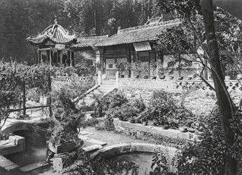 Miao tai tze, Shensi, Klostergarten
