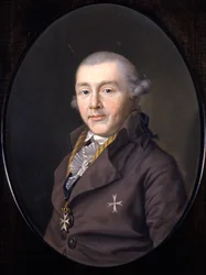 Porträt von Prinz August von Sachsen-Gotha-Altenburg, 1795