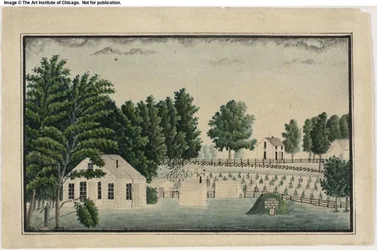 Die Farm und der Weinberg des Künstlers