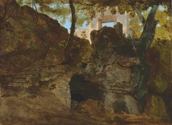 Eingang in den Park Chigi in Ariccia