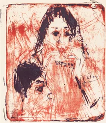 Mundharmonikaspieler, 1919